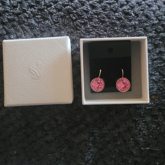 SOLD Swarovski Bella Earrings Rare - Picture 2 of 3